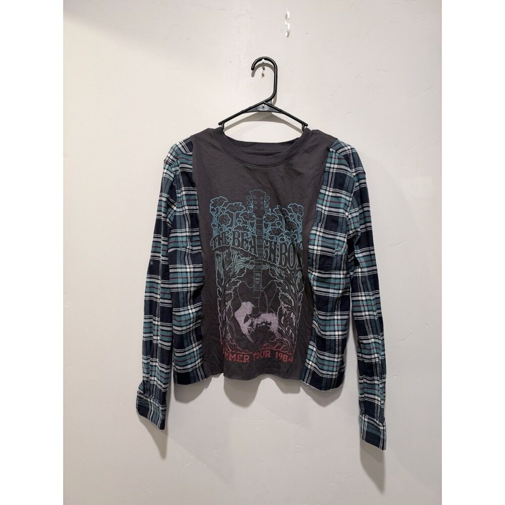 Reworked Upcycle Grunge Oversize Beach Boys Top S/M